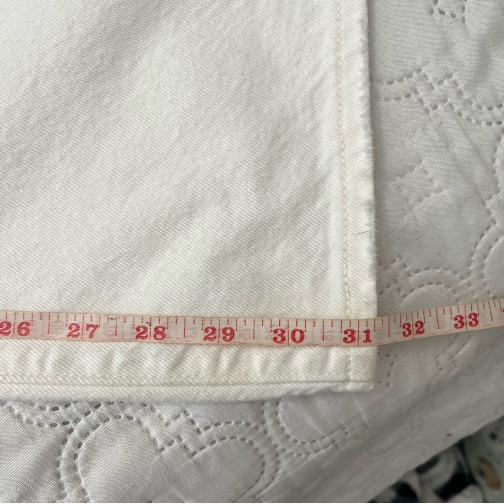 Levi's XL Flood High Rise Wide Leg Jeans White Size 29 - Picture 9 of 17